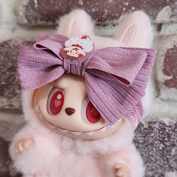 Labubu Strawberry Shortcake Headband - Picture 1 of 5